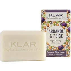 Klar Seifen Klar ́s festes Shampoo Argan & Feige, 100 Gramm