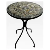 Mosaiktisch im mediterranen Stern-Design, 60 x 70 cm