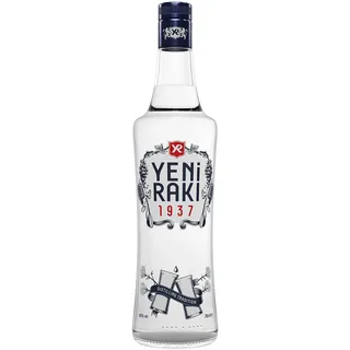 YENI RAKI – AUSGEWOGENE HARMONIE VON TRAUBEN UND ROSINEN – 1x0,7l Rakı mit 45% vol. - Hergestellt in der Türkei (Packung mit 6)