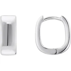 THOMAS SABO Paar Creolen »Schmuck Silber 925 Ohrringe mit eckiger Form, CR743« THOMAS SABO silberfarben