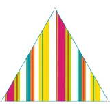Bent Sonnensegel Zip-Canvas bunt