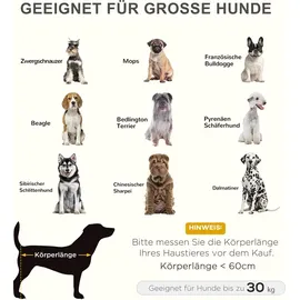 PawHut Hundesofa 92 x 76 cm schwarz