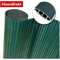 Floordirekt PVC Sichtschutzzaun 120 x 300 cm Grün