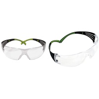 3 M Schutzbrille SecureFit sf410as Sicherheit Gläser, kratzfest, I/O Spiegel Objektiv & Schutzbrille SF401AF, klar – Arbeitsschutzbrille mit Anti-Fog- & Anti-Scratch-Beschichtung