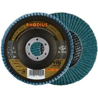 RHODIUS ALPHAline LGZ F3 Fächerschleifscheibe 115 x 22,23 mm
