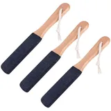 FRCOLOR 3 Stück Fußreibe Pediküre Fußraspel Fußraspel Feile Calusses Entferner Füße Fersenrasierer Pflege Pediküre Werkzeuge Fußfeile Pediküre Feilen Entferner Metallfüße Major Holz