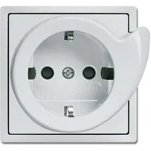 Busch-Jaeger Servicesteckdose 20 EUCBDR-83 Alusilber 10 St.