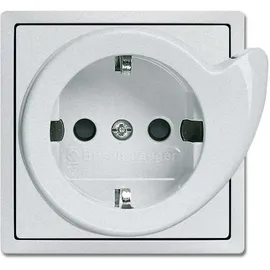 Busch-Jaeger Servicesteckdose 20 EUCBDR-83 Alusilber 10 St.