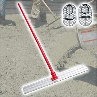 Betonglätter Magnesium-Betonglätter, Betonkellen-Glättbretthalterung Mit Beton-Finishing-Schuhen, Zement-Glättbrett Für Finishen Von Beton Mit 80, 100, 120 Und 150 Cm Breiter Kelle(Long 120 cm Trowel)