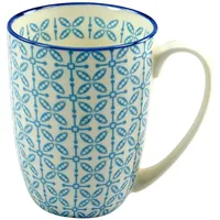 CreaTable Kaffeebecher Mediterran 0,3 l Blau 4 St.