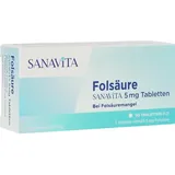 Sanavita Folsäure 5 mg Tabletten 50 St.