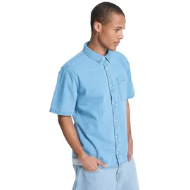 QUIKSILVER Carrigan Kurzarmhemd Blau XXL