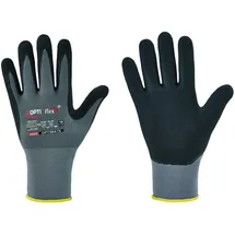 optiflex Handschuh OPTIMATE Gr.9 grau/schwarz EN 420/EN 388 PSA II OPTIFLEX
