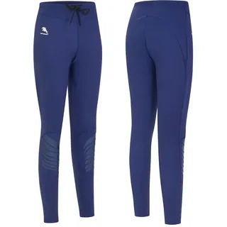 Neoprenhose, 2 mm, hohe Taille, lange Hose, Neoprenhose, Tauchhose für Herren und Damen (Größe L, Damenblau)