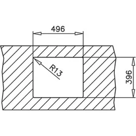 Teka FLEXLINEA RS15 50.40 1C INOX