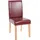 MCW Esszimmerstuhl Littau Kunstleder rot-braun 2er Set