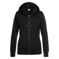 Bench. Loungewear Sweatjacke Damen schwarz