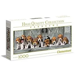 Clementoni High Quality Panorama - 1000 Teile Puzzle NP - Beagles