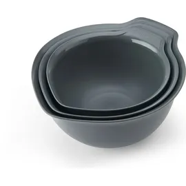 KitchenAid Set de 3 Schüsseln de Mixing - Charcoal Grey - Grau