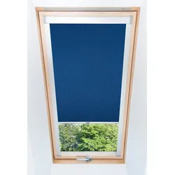 KS Handel 24 Dachfensterrollo Thermo verdunkelnd passend für Velux PK08 Blau