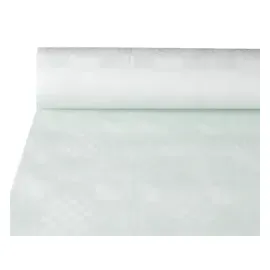 Papstar Papiertischtuch mit Damastprägung 10 m x 1 m weiss