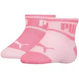 Puma Unisex-Baby Wording (2 Pack) Socks, pink, 15-18 (2er Pack) - 15-18