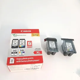 Canon PG-545XL schwarz + CL-546XL CMY