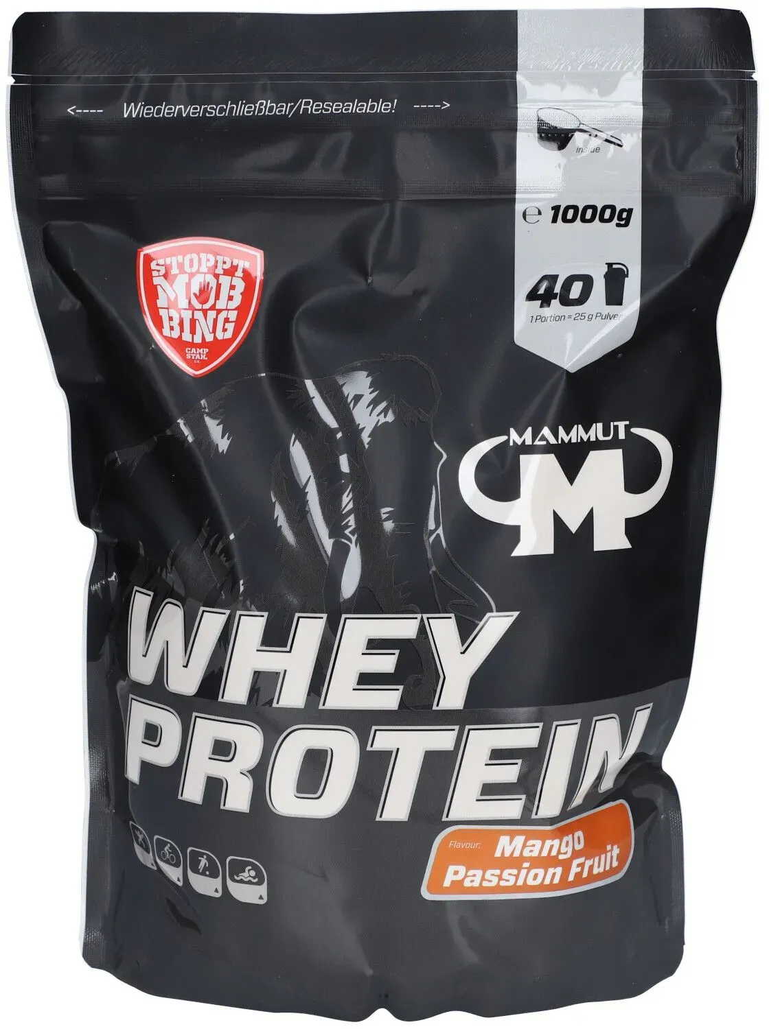 Mammut Whey Protein Mango Passion Fruit Pulver