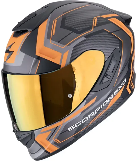 Scorpion Exo-1400 Evo Ii Air Linart Matt/Schwarz/Orange M (57-58)