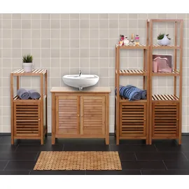 MCW Badezimmerset B18-5 5-tlg. Braun