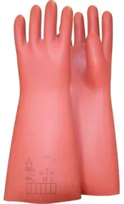 KS Tools Elektriker-Schutzhandschuh mit mechanischen und thermischen Schutz, Größe 12, Klasse 00, rot