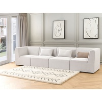 4-Sitzer Sofa Cord cremeweiß LEMVIG