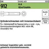 F. REYHER Nchfg. GmbH & Co. KG Zylinderschraube DIN 912 M6 x 35 200 Stück