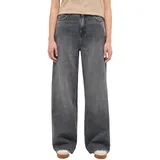 Mustang Damen Jeans Style Luise Wide, schwarz hell - 30x30