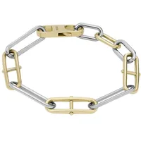 Fossil Heritage D-Link Armband Bicolor Edelstahl 99 Größe 19,5 cm