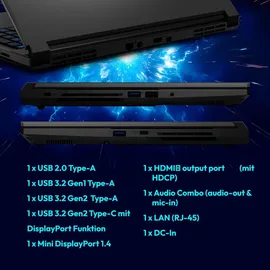 Medion Deputy 15 P1 15,6" Intel Core 5 210H 16 GB RAM 1 TB SSD RTX 5060 Win11 Home