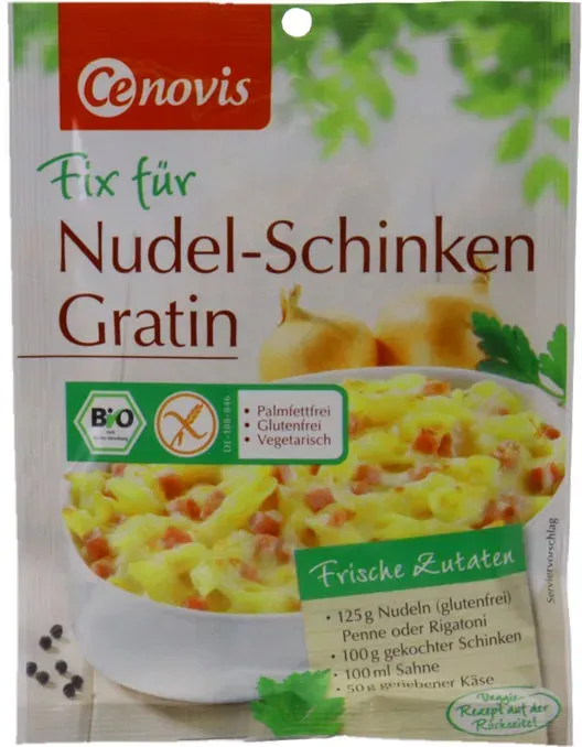 BIO Cenovis Fix Nudel-Schinken Gratin