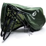 YardStash Fahrradgarage für [3 Fahrräder] - Fahrradabdeckung wasserdicht zum Schutz vor Wind und Wetter - Reißfeste Fahrradschutzhülle mit Reflektoren