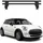 Omac Dachträger Querträger Alu für Mini Cooper F56 2014-2023 3Tür – Abschließbar – T-Nut – City-Crash-getestet – Max. 50 kg Silber