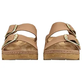 ROHDE Damen Pantolette Leder Zweischnaller mit Plateausohle Alassio 6229, Größe:38 EU