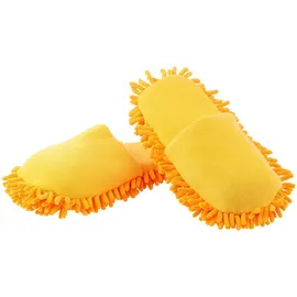 Infactory Putz-Hausschuhe 2er-Set orange