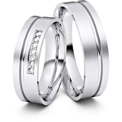 Partnerringe / Freundschaftsringe Mannheim 925er Silber - 8097