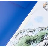 Brunnen Schnellhefter FACT! Kunststoff blau transluzent DIN A4