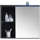 PREISBRECHER Badezimmerspiegelschrank Grey in Glas Grau mit Absetzungen in Grau. Abmessungen (BxHxT) 69x60x25 cm grau