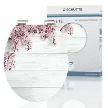 Schütte WC-Sitz FLOWERS and WOOD mit Absenkautomatik,