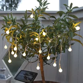 Best Season LED-Lichterkette Balls 2,7 m Weiß