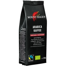 Mount Hagen Röstkaffee entkoffeiniert ganze Bohnen bio 250g