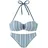 VIVANCE Bügel-Bandeau-Bikini Damen Blau 42 Cup E