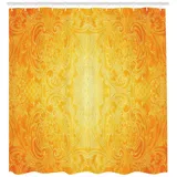 ABAKUHAUS Duschvorhang 175 x 220 cm orange