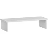 MÖBELPARTNER Mid.you Bildschirmerhöhung weiß 55x12.7x20 cm Arbeitszimmer, Bürozubehör